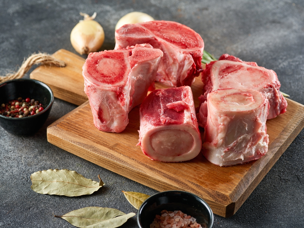 Carne,Huesos,Para,Hacer,Caldo.,Cruda,Carne,Huesos,Para,Sopa.